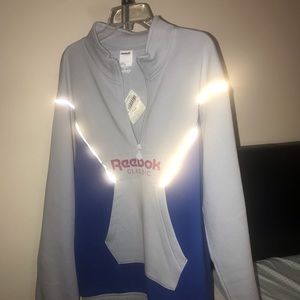 Reflective Reebok Half Zip Pullover